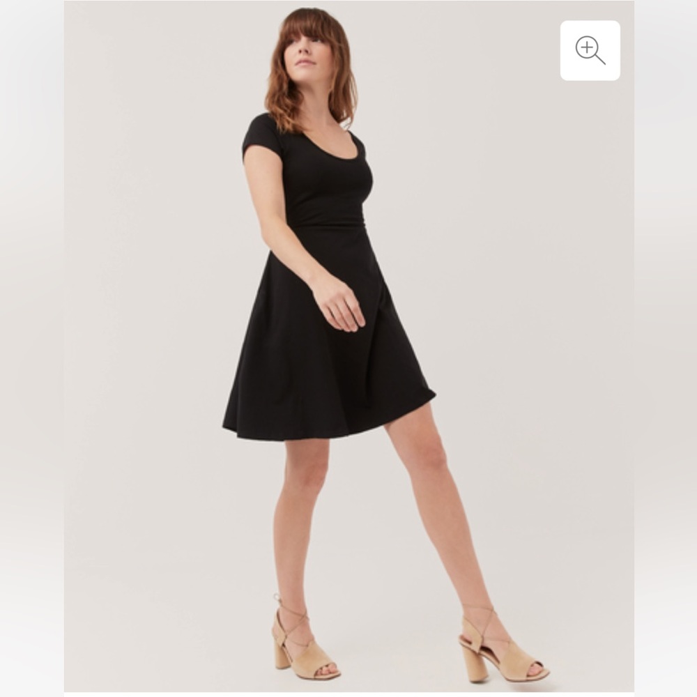 Pact Fit &Flare Crossback Mini dress